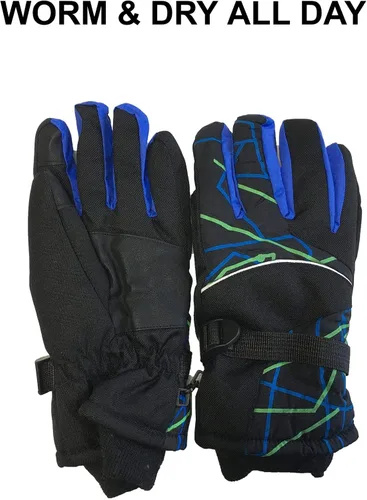 Miniatura 5 de HoHoZBG Ski Gloves Breathable Snowboard Gloves,Warm Winter Snow Gloves, Snowboard Snowmobile Cold Weather Gloves for Men & Women
