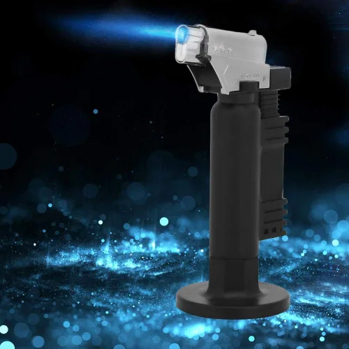 Miniatura 7 de Antorcha de butano para soldadura de soldadura Kit de antorcha ajustable llama 2500°F para electrónica de metal, joyería, reparación dental
