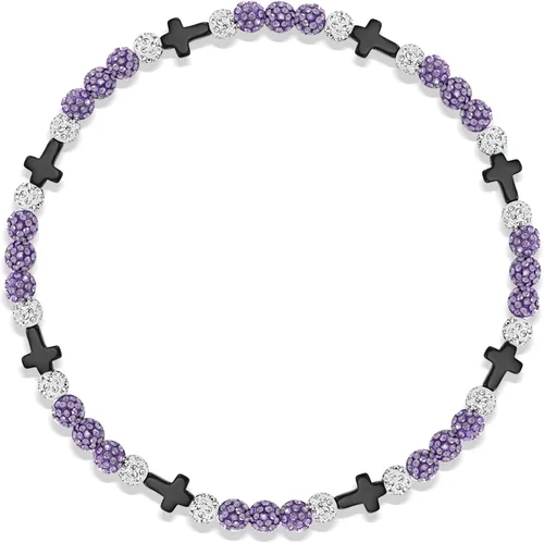 Miniatura 17 de Collar de béisbol con cuentas, cadena de cuerda deportiva ajustable con dije de cruz de béisbol, gran regalo de goteo de béisbol para jugadores