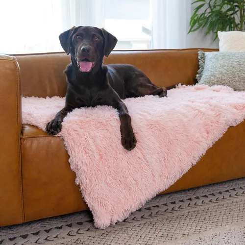 Miniatura 6 de Best Friends by Sheri - Manta afelpada calmante para perros – Ultra suave de pelo sintético para mascotas, alivio de la ansiedad, cubierta de cama