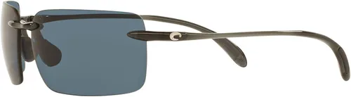 Miniatura 3 de Costa Del Mar Gafas de sol rectangulares Cayan para hombre, Gris