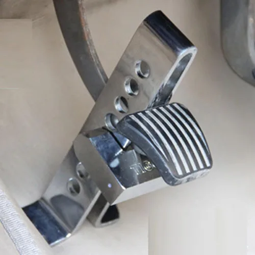 Miniatura 3 de Bloqueo de pedal de freno de 8 agujeros, bloqueo de embrague de acero inoxidable para automóvil, dispositivo antirrobo, haz de acelerador de coche