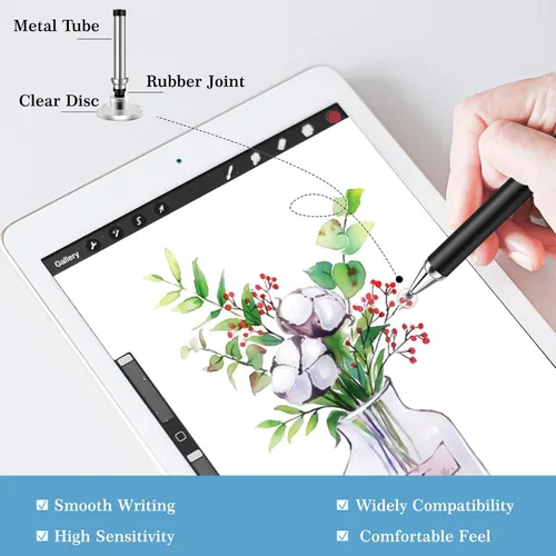 Miniatura 3 de Mixoo Lápiz capacitivo retráctil para interruptor de pantalla táctil 2, lápiz digital universal de alta sensibilidad para iPad, iPhone, Android