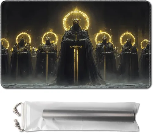 Miniatura 8 de MTG - Tapete de juego de 24 x 14 pulgadas, bolsas de almacenamiento con parte trasera antideslizante, ideal para entusiastas