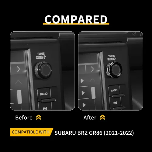Miniatura 3 de KUNGKIC Para Toyota GR86 Subaru BRZ 2021, 2022, 2023, 2024, 2025, Toyota GR86, Subaru BRZ, botón de ajuste de volumen de audio, cubierta de botón