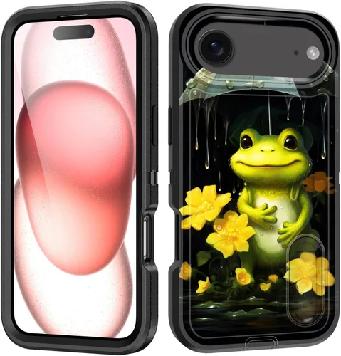 Miniatura 178 de Funda para iPhone Air con soporte integrado, a prueba de golpes, polvo y caídas, 3 capas, grado militar, funda protectora para iPhone Air de 6.5