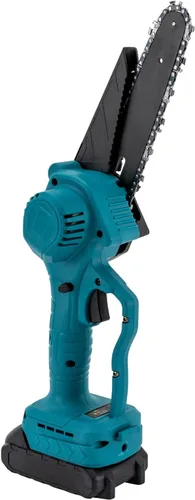 Miniatura 4 de Mini motosierra inalámbrica 2 en 1, motosierra inalámbrica con 2 baterías, motosierra eléctrica pequeña con barra de extensión, motosierra