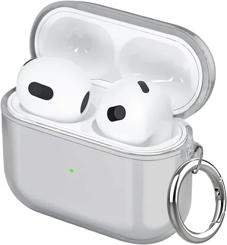 Miniatura 25 de Aircawin Funda transparente para Airpods, funda protectora a prueba de golpes para Airpod 1 y 2, accesorios de protección completa de TPU suave