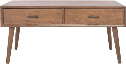 Miniatura 8 de Safavieh Home Collection Mozart Mid-Century - Mesa auxiliar rectangular con 2 cajones