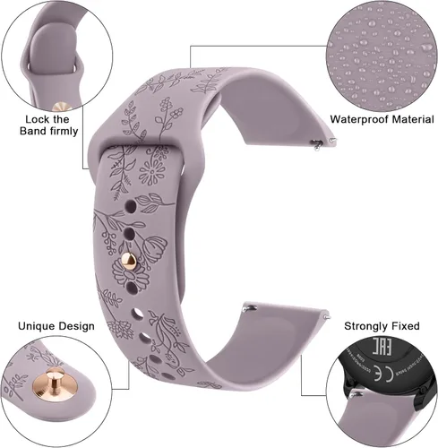 Miniatura 2 de Meliya Veryfit - Correas de reloj inteligente, correas de reloj de 22mm para IDW13 IDW16 IDW19 IDW26 IDW28 Smartwatch, correa de repuesto deportiva