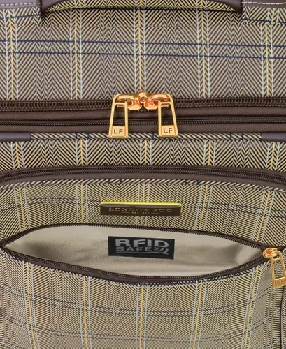 Miniatura 9 de LONDON FOG Brentwood II - Juego de 4 piezas con bolsa de asiento capuchino Capuccino London Fog Brentwood II - Juego de 4 piezas con bolsa debajo