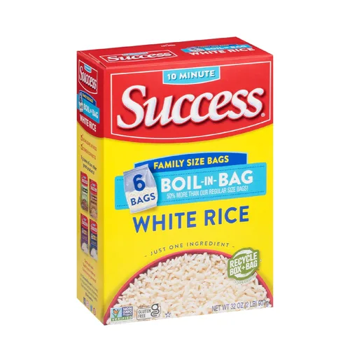 Miniatura 16 de SUCCESS Arroz para hervir en bolsa, Arroz blanco, Comidas de arroz rápidas y fáciles, Caja de 21 onzas