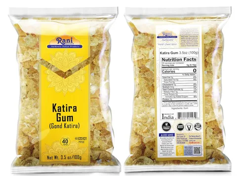 Miniatura 2 de Rani - Goma de mascar comestible entera (goma Goonder Tragacanth), 3.5 onzas (3.53 oz) ~ Todo natural, sin sal Vegano Sin colores Apto