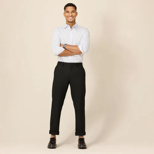 Miniatura 5 de Amazon Essentials - Pantalones de vestir elásticos para hombre con corte clásico resistentes a las arrugas