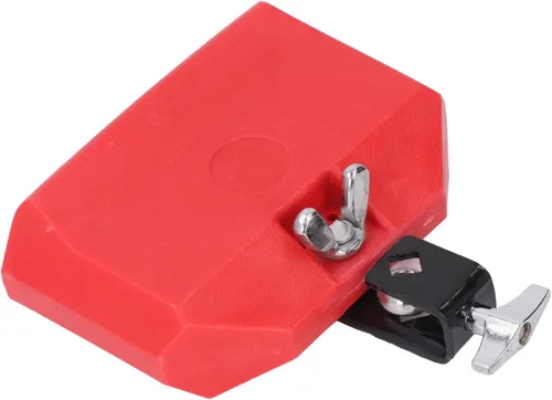 Miniatura 9 de Jam Block Instrumento de percusión musical, bloque de batería latina de plástico duro con palo de madera y soporte de montaje para soporte