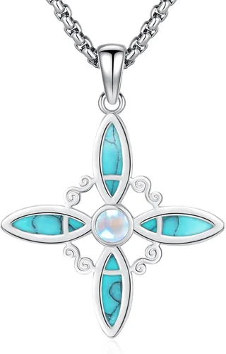 Miniatura 32 de Joyería Mágica para Mujeres y Hombres Nudo de Bruja Plata 925 Original Collar de Nudo de Bruja Tetragrammaton Hecate Collar Lilith Collar Pentagrama