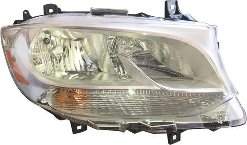 Miniatura 8 de Faro delantero de repuesto cromado para el lado izquierdo del conductor montaje completo para Mercedes-Benz Sprinter Freightliner Sprinter