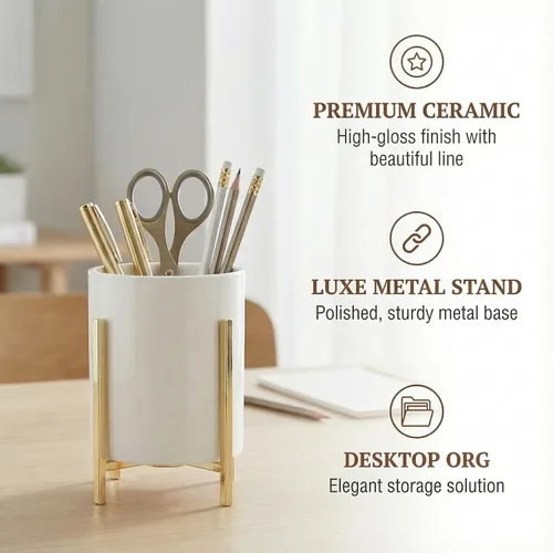 Miniatura 5 de 2 Piezas Soporte para Cubiertos de Encimera, Soporte de Cocina para Cucharas y Tenedores, Organizador de Utensilios de Encimera, Soporte para Sólido