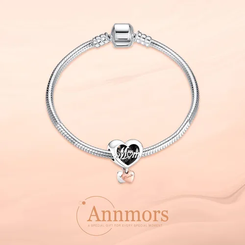 Miniatura 3 de Annmors Jewelry Family Charms for Woman 925 Sterling Silver Dangle Beads with Cubic Zirconia,DIY Jewelry Beads Gifts for Women Bracelet & Necklace