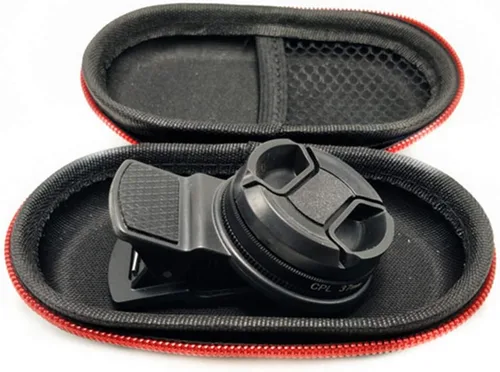 Miniatura 2 de Filtro CPL de 1.457 in, filtro de lente polarizador circular universal, kit de accesorios para lentes de teléfono celular, incluye lente CPL y clip