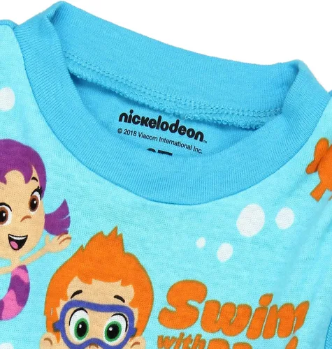 Miniatura 2 de Bubble Guppies Conjunto de pijama de algodón de 2 piezas de manga larga para niño