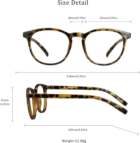 Miniatura 6 de LifeArt Lentes de bloqueo de luz azul, antifatiga ocular, anteojos de lectura para computadora, anteojos de juegos, gafas de TV para mujeres