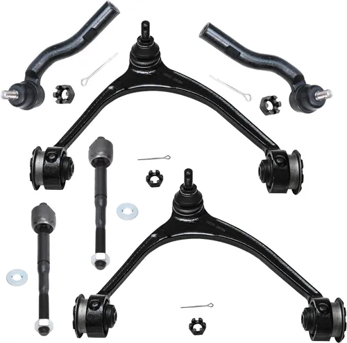Miniatura 167 de Detroit Axle - Kit de brazos de control de extremo delantero 4WD para Ford 04-08 F-150, 06-08 Lincoln Mark LT, 4 extremos de barra de acoplamiento
