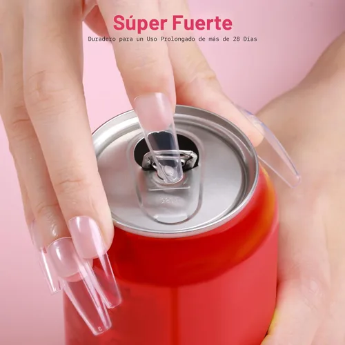 Miniatura 3 de Makartt Pegamento para uñas acrílicas, pegamento para aplicar con pincel para reparar uñas, pegamento profesional para uñas postizas de larga