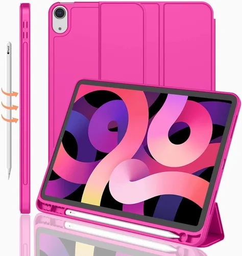 Miniatura 41 de iMieet Funda para iPad Air de 11 pulgadas M3 (2025) / M2 (2024), iPad Air de 5ª/4ª generación 2022/2020 de 10.9 pulgadas con soporte para lápices