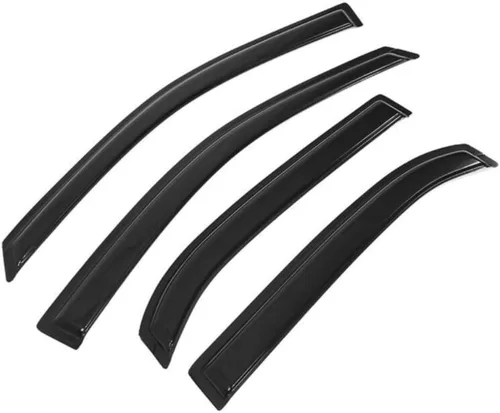Miniatura 4 de 8 Pieces - Sun Rain Vent Deflector Guard Window Visor Tape External Window Style Acrylic Smoke Tinted Set for Chevy for Equinox 2010-2017