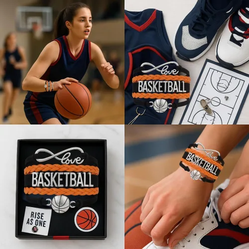 Miniatura 35 de Infinity Collection - Pulsera de baloncesto de regalo para equipos y jugadores