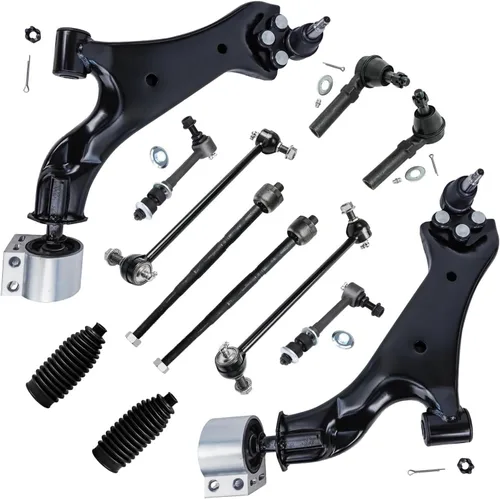 Miniatura 73 de Detroit Axle - Kit de suspensión delantera de 12 piezas para Mercury Grand Marquis Ford Crown Victoria Town Car 2003-2011, 2 brazos de control