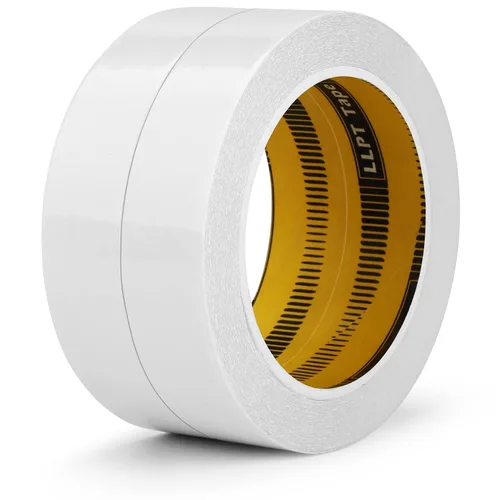 Miniatura 12 de LLPT Cinta de Doble Cara 1/2" x 15 m Cada 3 Paquetes Adhesiva Transparente Ultra Delgada Desgarrable a Mano para Manualidades DIY, Álbumes