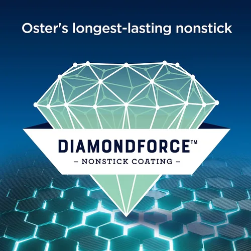 Miniatura 2 de Oster DiamondForce - Freidora de aire digital antiadherente XL de 5 cuartos de galón, 8 funciones con pantalla táctil digital