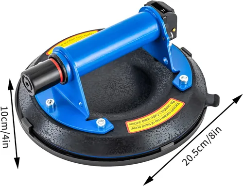 Miniatura 3 de 2 ventosas de vidrio al vacío, elevador de vidrio resistente con ventosa de 397 libras, herramienta de ventosa para azulejos de cerámica, granito