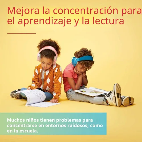 Miniatura 4 de Alpine Muffy Kids - Auriculares con cancelación de ruido para niños, certificado CE y ANSI, 25 dB, ayuda sensorial y de concentración, color menta