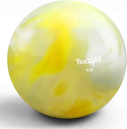 Miniatura 30 de Yes4All - Bolas de tonificación con peso para ejercicio, bolas medicinales suaves para ejercicio, pilates, yoga, equilibrio, flexibilidad, 2-10 C.