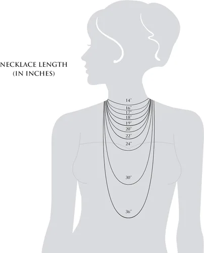 Miniatura 4 de Collar de cadena de plata de ley para mujer, resistente al deslustre, cierre no migratorio, fabricado en Italia, plata de ley 925, 14 pulgadas - 36