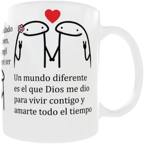 Miniatura 4 de Un mundo diferente cancion en taza/taza flork/regalo cristiano/regalo de amor/taza de amor/dannielas designs (15 oz)