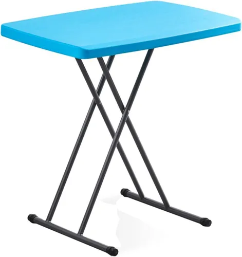 Mesa plegable para tarjetas, altura ajustable, mesa de actividades plegable personal para uso doméstico, picnic, fiesta, sin montaje (29.9 x 19.6 x