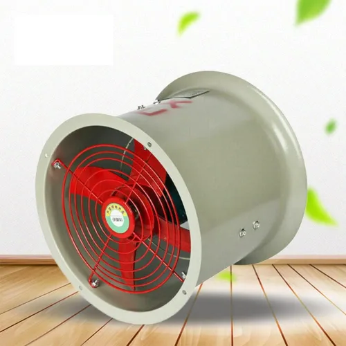 Miniatura 12 de Ventilador de tubo cilíndrico de 10 pulgadas y 110 V, ventiladores de escape axiales portátiles de tubo de 180 W, ventilador de tubo axial