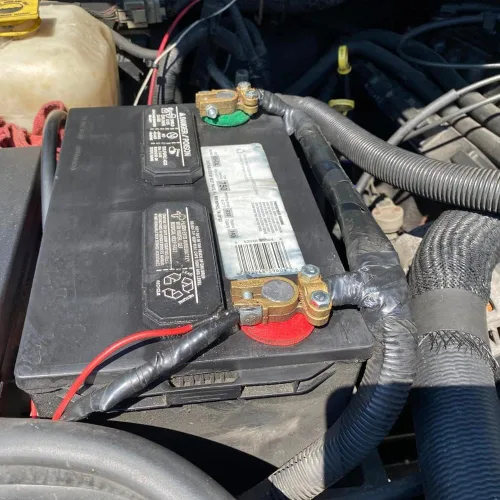 Miniatura 4 de Conectores de terminal de batería de poste superior de latón, abrazaderas de terminal de batería de 12-24 V para automóvil y barco (1 juego)