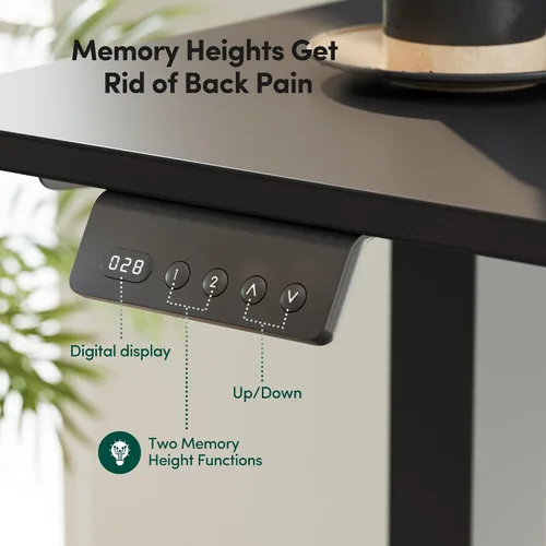 Miniatura 7 de CubiCubi 63x48 Inches L Shaped Standing Desk with 3 Drawers and Monitor Shelf, Height Adjustable Corner Computer Desk with Hooks, Sit Stand Up