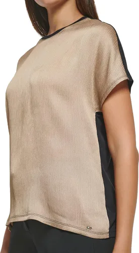 Miniatura 5 de Tommy Hilfiger Blusa de trabajo de manga corta para mujer
