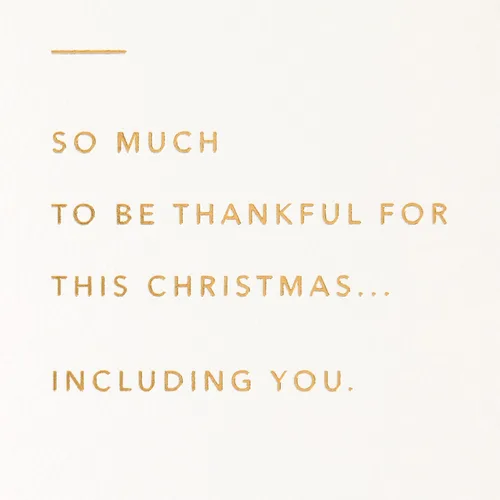 Miniatura 3 de Hallmark Tarjeta de Navidad de la firma (Merry, Thankful)