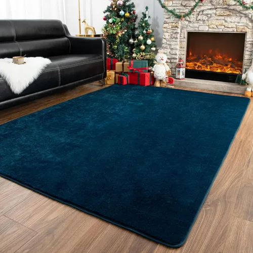 Miniatura 12 de Przemy Alfombras negras lavables para dormitorio, sala de estar, alfombra de pasillo de 2 x 6 pies, alfombra de interior de espuma viscoelástica