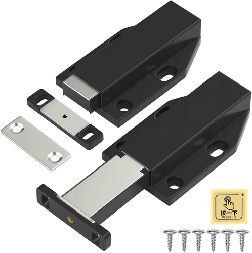 Touch Latch Jiayi - Cerradura magnética de resorte para puerta grande, cierre oculto para puerta grande, cierre de puerta oculta, cierre a presión