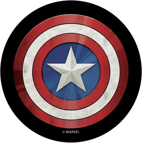 Miniatura 3 de Marvel Captain America Shiny Shield Icon - PopSockets Grip and Stand for Phones and Tablets