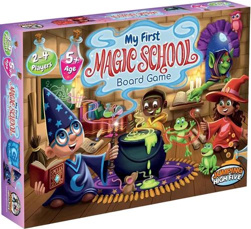 My First Magic School - Juego de mesa para niños de 5 años en adelante, aprende nuevas habilidades mientras lanzas hechizos y carreras por los
