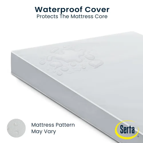 Miniatura 8 de Colchón de cuna y para niños pequeños Serta Perfect Slumber de doble cara - Impermeable - Hipoalergénico - Núcleo de fibra de origen sostenible